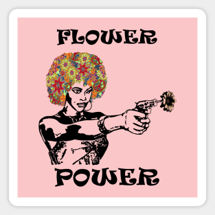 Flower power Girl Magnet